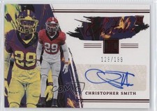 2023 Chronicles Draft Picks Impeccable Canvas Creations Red Chris Smith Auto 4r7