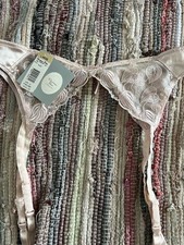 Christian Dior intimates vintage 80  s garter belt in color pink sand Style 4612