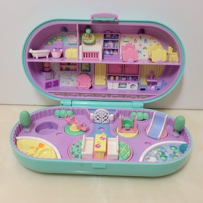 Vintage Polly Pocket Babysitting Stamper Playground Nursery 1992 Bluebird