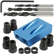 DIY Pocket Hole Jig Kit 850 Easy Drill System Woodworking Screw Drill Heavy Duty