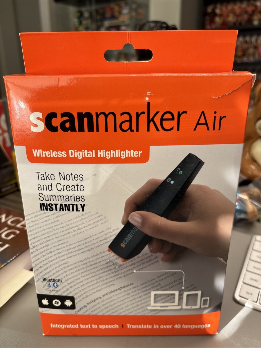 Scanmarker Air Pen Scanner - Wireless OCR Digital Highlighter and