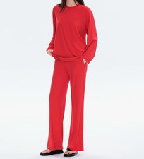 C202 Women's Red Lounge Set 2 Piece Matching Tracksuit 2XLNew with Tags