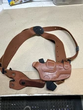 Bianchi Leather Shoulder Adjusted Leather Strap Cebeci Arms S&W K Frame Holster