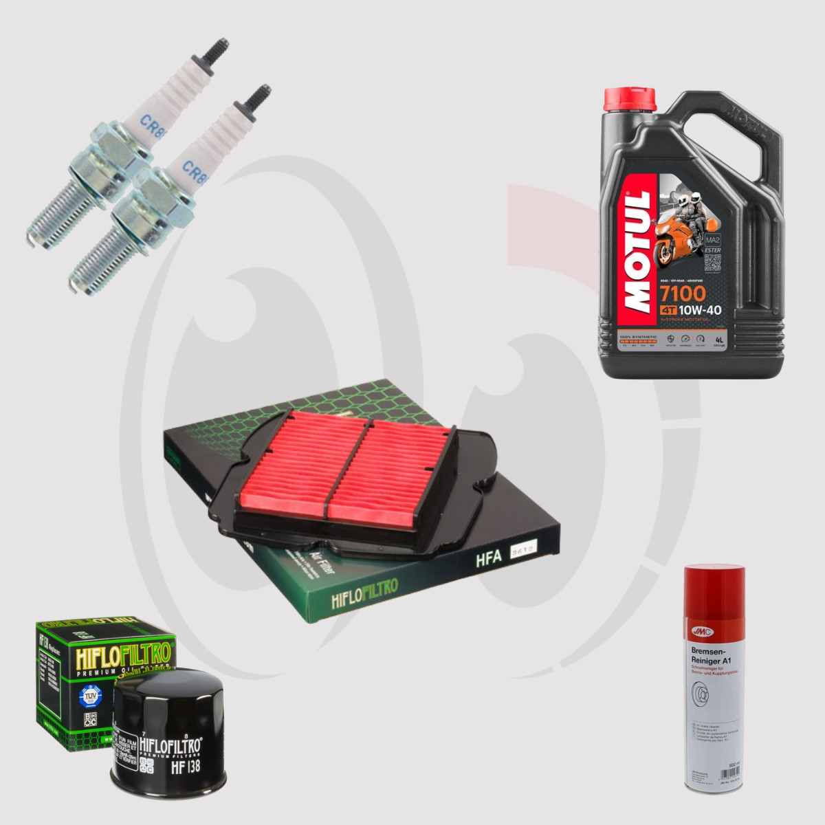 Kit vidange Suzuki SV 650 pour modèles 2003-2010 avec huile Motul 7100 10w40 4L
