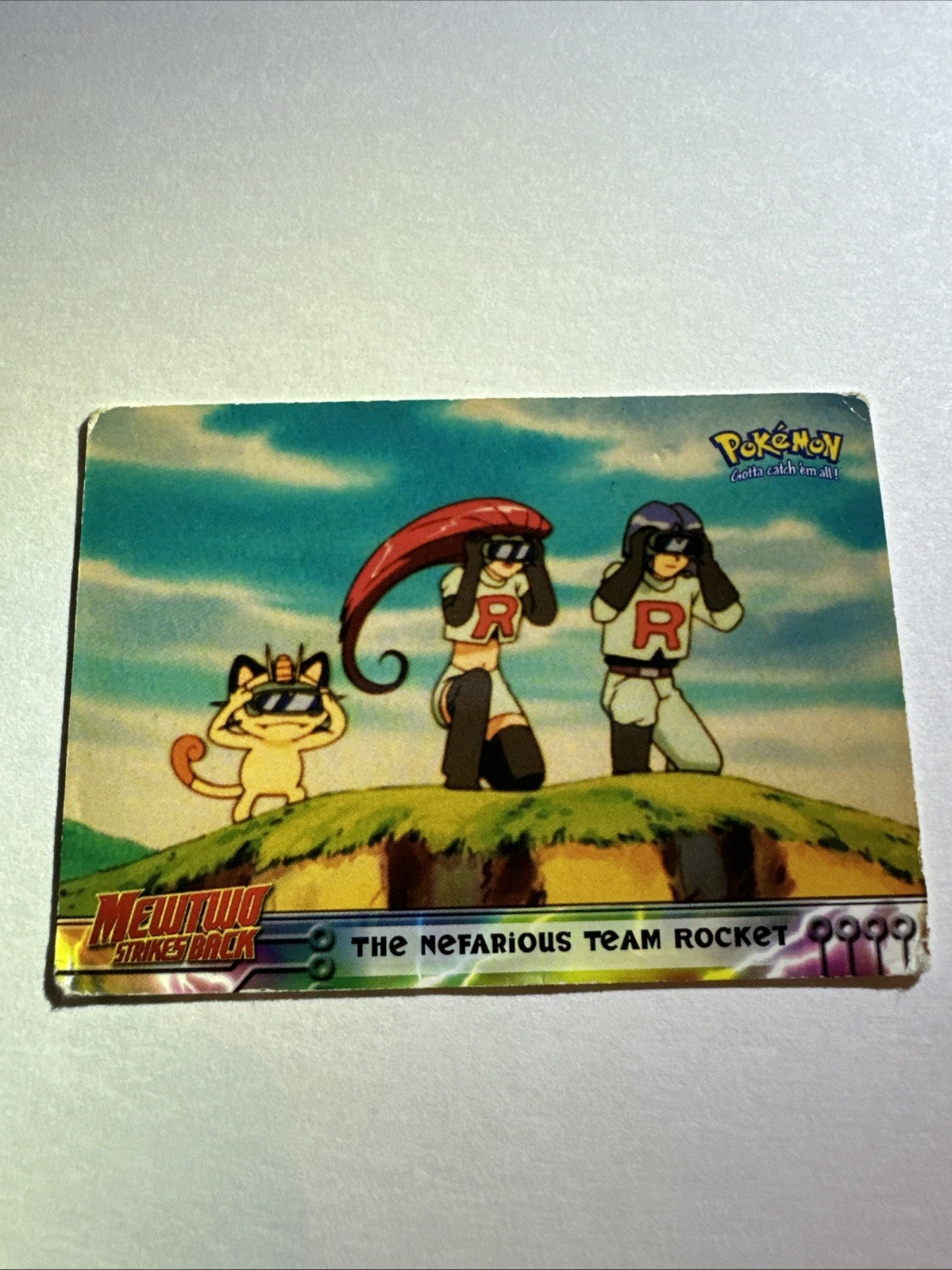 Pokémon TCG The Nefarious Team Rocket Pokemon Topps Mewtwo Strikes Back 12