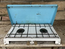 Vintage Rare SIEVERT Type 927 Gas Stove Made In SWEDEN-Camp-Fish-Hunt-RV Blue