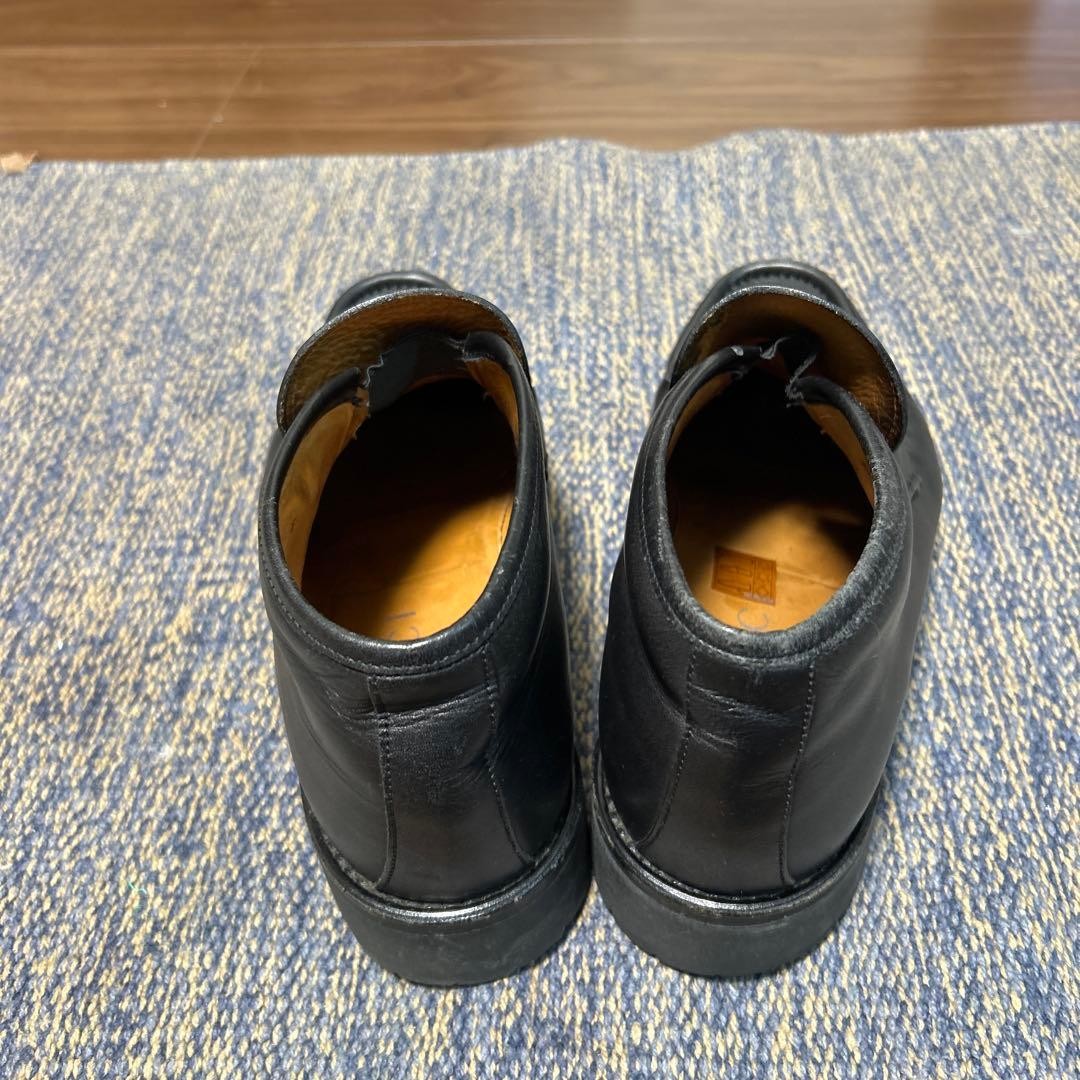 GUCCI Short Boots Loafers Shoes Horse Bit EU 38 US 8 Leather Black Authentic thumbnail 18