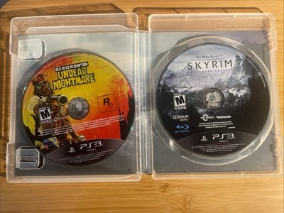 PS3 SALE! EPIC BUNDLE! Skyrim 5 With Case & Red Dead Undead Nightmare W/o Case