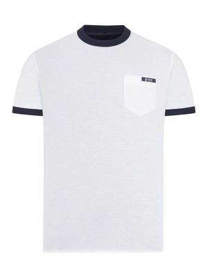 PRADA White/Black Cotton T-shirt New & Authentic