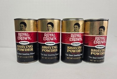 Royal Crown SUPREME Depilatory Shaving Powder NEW Lot Of 4