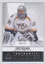 2012-13 SP Game Used Edition Authentic Rookies 1/37 Chet Pickard #132 0c3
