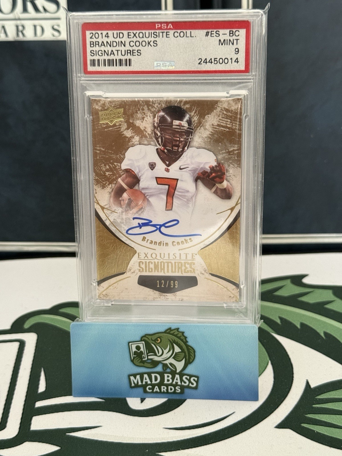Brandin Cooks Upper Deck Exquisite Collection Signatures #ESBC Base