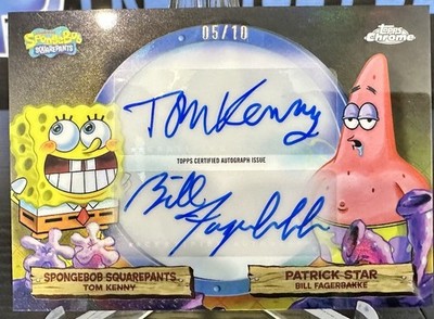 2025 Topps Chrome Spongebob Spongebob Squarepants/Patrick Star