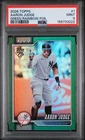 2026 Topps #1 Aaron Judge Green Rainbow Foil PSA 9 #99/99 Jersey Match! LOW POP!