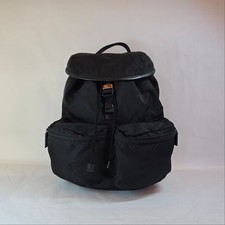 Prada Black Backpack 18421 Stylish Nylon Bag