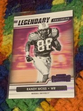 Randy Moss 2021 Panini Contenders Draft Picks Legendary Contenders #20 Marshall