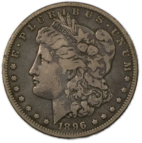 1896 O New Orleans Morgan Silver Dollar $1 Very Fine VF+