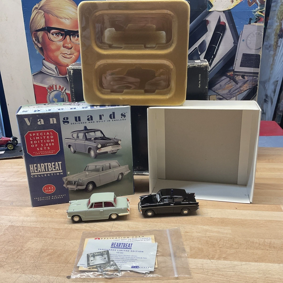Lot Vanguards Heartbeat Collection HB1002 - Ford Anglia & Triumph Herald - 1/43