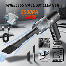 120W Cordless Handheld Vacuum Cleaner Small Mini Portable Car Auto Home Wireless