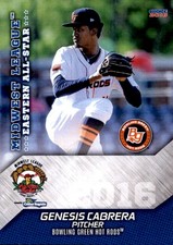 2016 Midwest League All-Stars Choice #17 Genesis Cabrera Dominican Republic Card