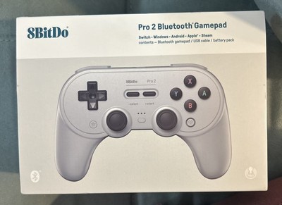 8BitDo Pro 2 Bluetooth GamePad - 80GL Grey Switch Controller