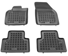 Gummifußmatten Set Automatten mit hohem Rand passend für Volvo S40 II schwarz