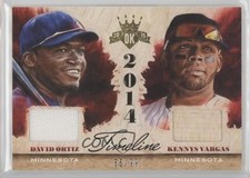 2015 Diamond Kings Timeline Materials 85/99 David Ortiz Kennys Vargas HOF k4p