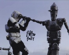 ADAM PALLY signed autograph 20x25cm STAR WARS MANDO in person autograph COA