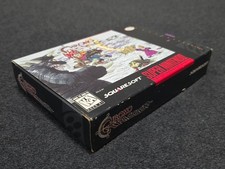 SNES CHRONO TRIGGER 100% Complete Nr Mint CIB Box Super Nintendo Game Map Poster