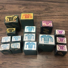 Vintage Southern Screw Company Lot Steel Wood Screws - Brass Blued Zinc Chromate