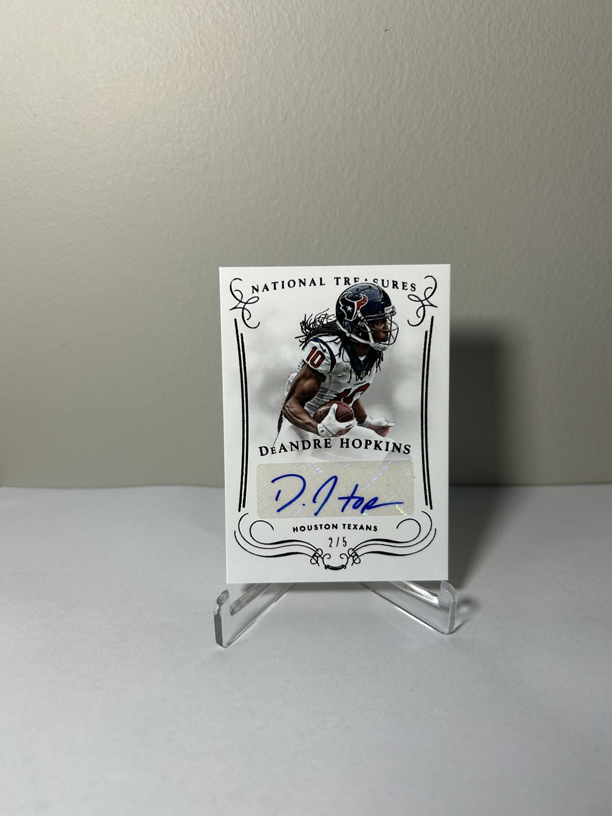 2014 National Treasures DeAndre Hopkins Auto 2/5 S-DH