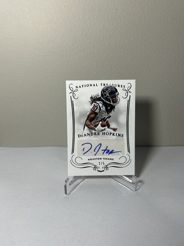 2014 National Treasures DeAndre Hopkins Auto 2/5 S-DH