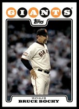 2008 Topps Bruce Bochy San Francisco Giants #598