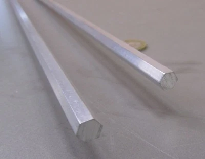 2011 Aluminum Hex Rod 5/16" Hex x 3 Ft Length, 2 Units, 6 Ft Total - Image 1 of 4