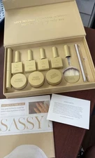 SASSY SAINTS NAIL MANICURE KIT - Pearl, Pink, Pure White