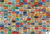 Puzzle (2000 T.) VW Bulli Collage (Eurographics) Neu/Ovp