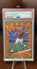 2021-22 Erling Haaland - Panini Donruss Road to Qatar Holo Orange Laser #100