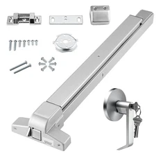 Push Bar Door Locks Carbon Steel Panic Bars for Exit Doors Exterior Lever