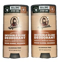New! 2-Pack Dr. Squatch Wood Barrel Bourbon I...
