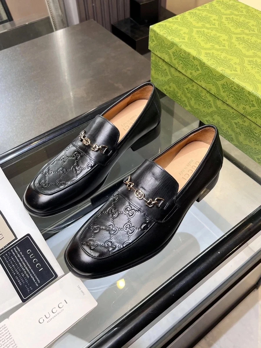 Gucci Casual Men's Loafer Upper Leather for sale | eBay