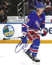Autographed 8x10 ADAM CRACKNELL New York Rangers 8x10 Photo - w/ COA