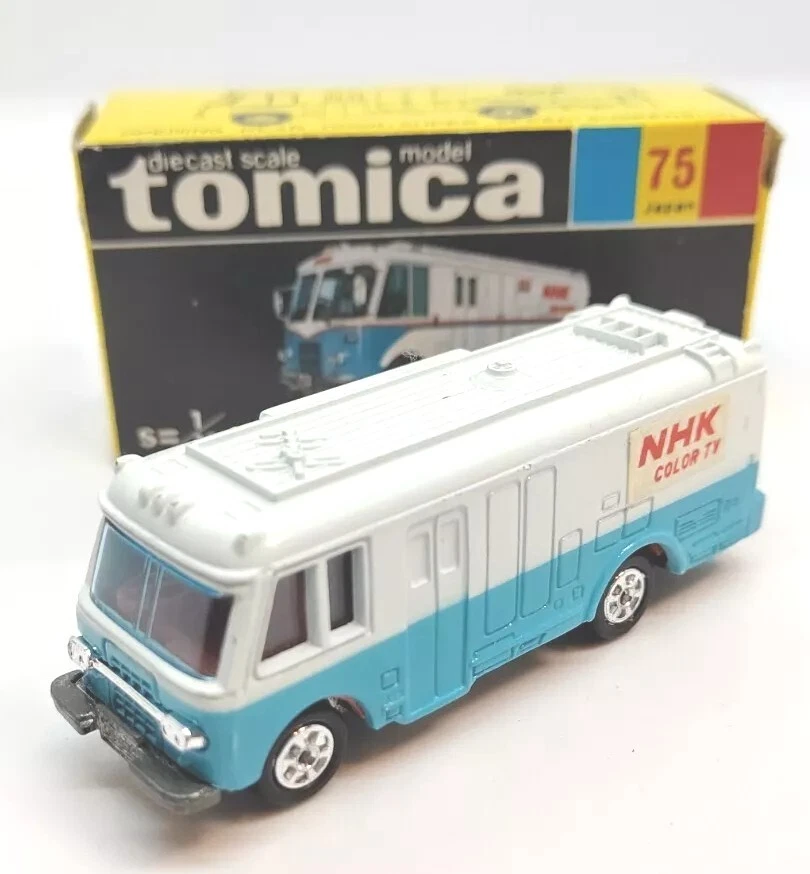 Tomica Black Box 75 NHK TV-BUS Japan Minicar S=1/122 - Image 2 of 4