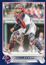 2022 Topps Update Series Baseball Bryan Lavastida RC Blue SP #US317 Guardians
