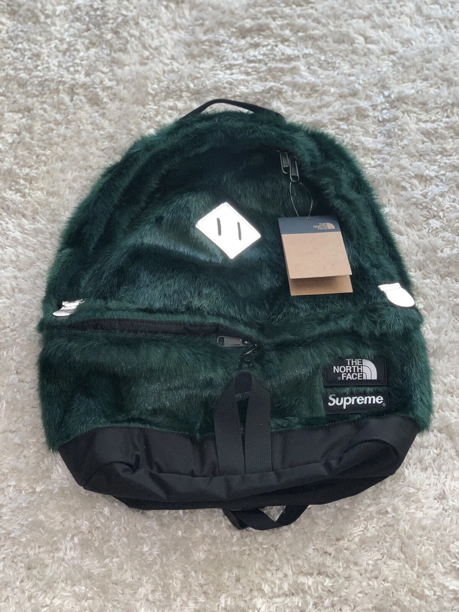 Supreme The North Face Faux Fur Backpack Red