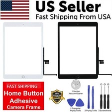 Digitizer Glass Touch Screen For iPad 7 And 8th 10.2 7th Gen 2019  Home Button
