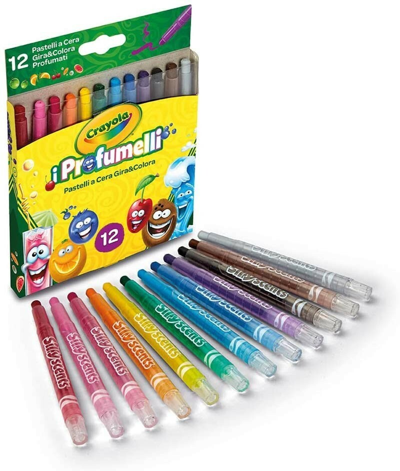 Crayola – Pastelli A Cera Profumelli Giraecolora Crayola