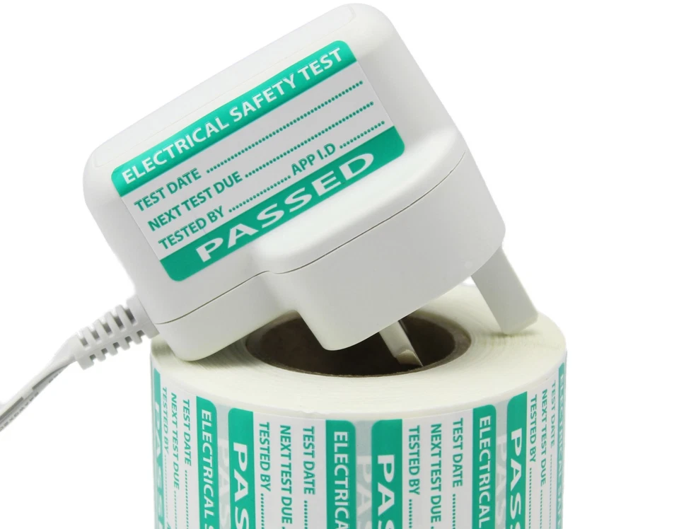CDM LABELS PAT Testing - Passed Labels - Strong Polypropylene - Tear Proof