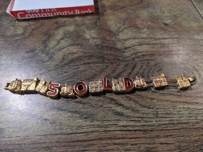 Vintage Bracelet SOLD Real Estate Realtor Slider Charm Bracelet