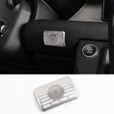 For Defender 110 2020-2022 Silver Titanium Middle Control Microphone Cover Trim
