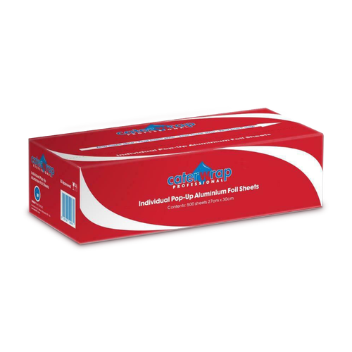 Caterwrap Burger Foil Wraps 27cm x 30cm Dispenser Box - 500 Individual Sheets - Picture 12 of 12